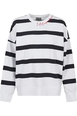 EA7 Damen, Sweatshirts & Hoodies, Weiß, SGröße: