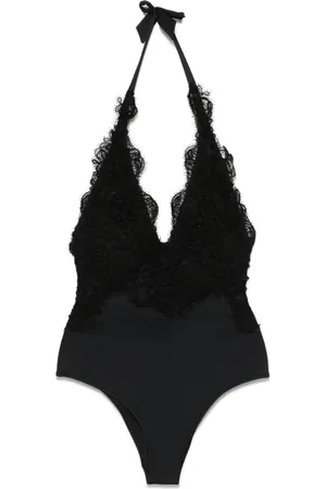 ERMANNO SCERVINO Damen, Bademode, Schwarzk, MGröße: