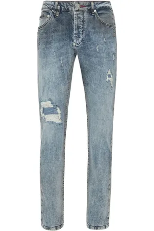 Philipp Plein Herren, Jeans, Blau, W34Größe: