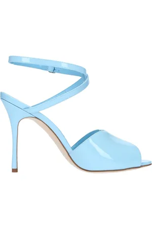 Manolo Blahnik Damen, Schuhe, Blau, 37 1/2 EUGröße: