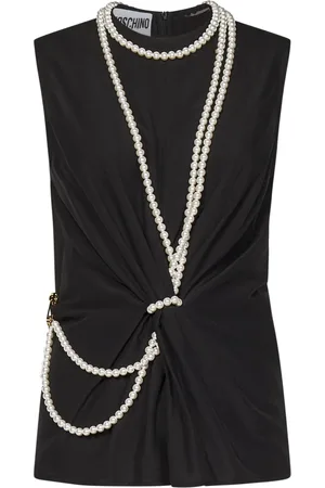 Moschino Damen, Oberteile, Schwarzk, XSGröße: