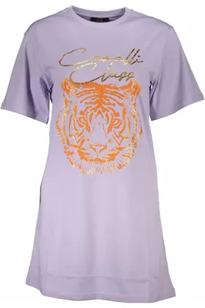 Roberto Cavalli Damen, Oberteile, Lila, LGröße: