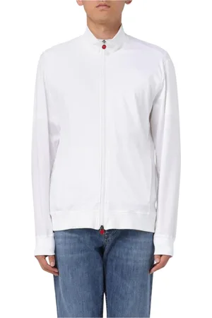 Kiton Herren, Sweatshirts & Hoodies, Weiß, 2XLGröße: