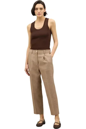 Boglioli Damen, Hosen, Braun, 2XSGröße: