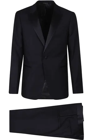 Emporio Armani Herren, Anzüge, Schwarzk, MGröße: