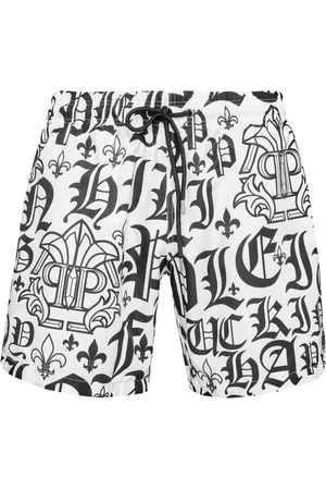Philipp Plein Herren, Bademode, Schwarzk, 3XLGröße: