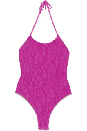 Emporio Armani Damen, Bademode, Lila, MGröße: