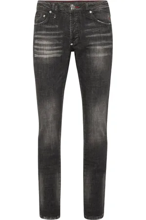 Philipp Plein Herren, Jeans, Schwarzk, W38Größe: