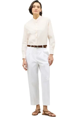 Boglioli Damen, Hosen, Weiß, 2XSGröße:
