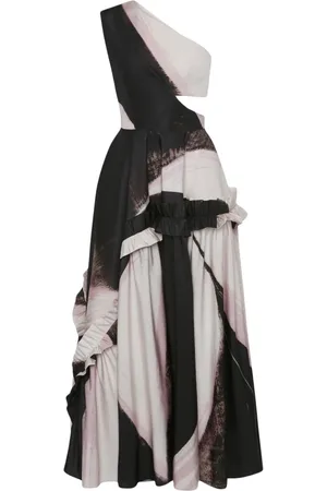 Alexander McQueen Damen, Kleider, Schwarzk, 2XSGröße: