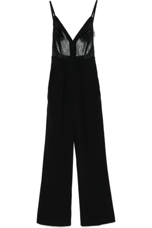Elisabetta Franchi Damen, Jumpsuits & Playsuits, Schwarzk, XSGröße: