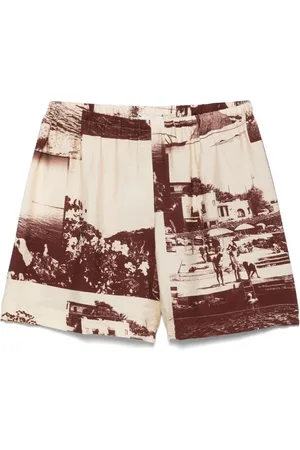 ALYSI Damen, Shorts, Braun, SGröße: