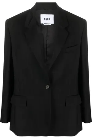 Msgm Damen, Jacken, Schwarzk, SGröße: