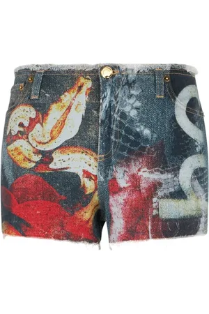 Roberto Cavalli Damen, Shorts, Mehrfarbig, LGröße: