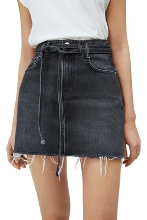 Pepe Jeans Damen, Röcke, Schwarzk, LGröße: