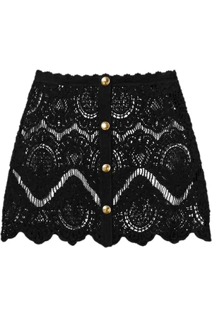 Twin-Set Damen, Röcke, Schwarzk, SGröße: