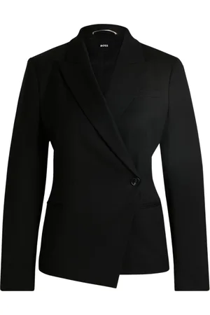 HUGO BOSS Damen, Jacken, Schwarzk, LGröße: