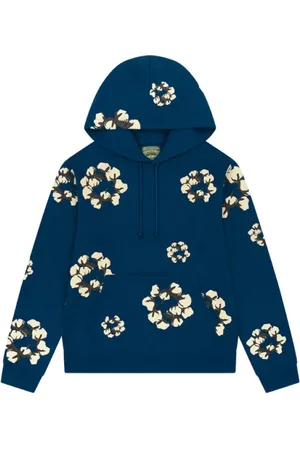 DENIM TEARS Herren, Sweatshirts & Hoodies, Blau, XLGröße: