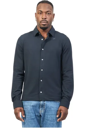 K-Way Herren, Shirts, Blau, MGröße: