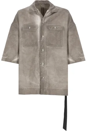 Rick Owens Herren, Shirts, Grau, MGröße: