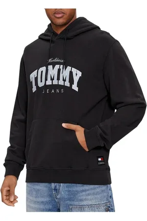 Tommy Hilfiger Herren, Sweatshirts & Hoodies, Schwarzk, SGröße: