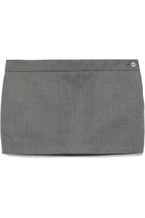 WARDROBE.NYC Damen, Röcke, Grau, XSGröße: