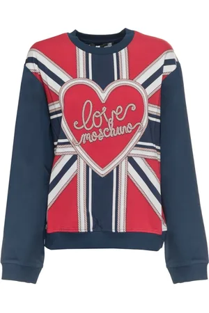 Moschino Damen, Sweatshirts & Hoodies, Blau, XSGröße: