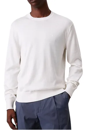 Calvin Klein Herren, Oberteile, Weiß, SGröße: