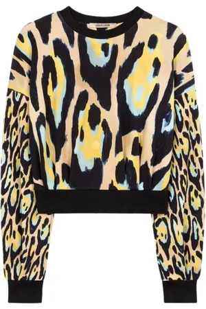 Roberto Cavalli Damen, Sweatshirts & Hoodies, Mehrfarbig, LGröße: