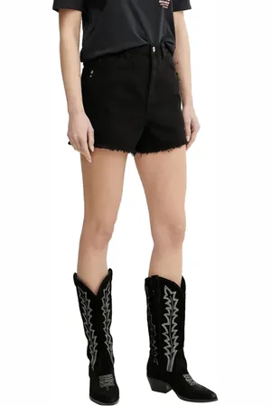 Patrizia Pepe Damen, Shorts, Schwarzk, W28Größe: