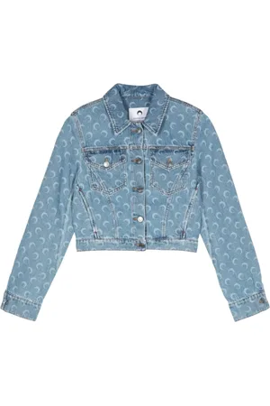 Marine Serre Damen, Jacken, Blau, SGröße: