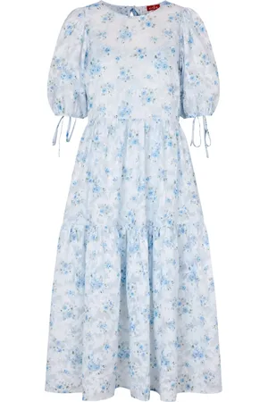 Crās Damen, Kleider, Blau, LGröße: