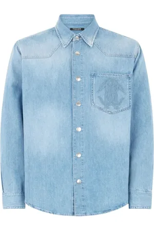 Roberto Cavalli Herren, Shirts, Blau, MGröße: