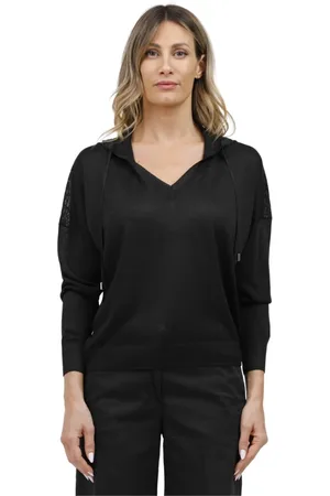 Gran Sasso Damen, Sweatshirts & Hoodies, Schwarzk, SGröße: