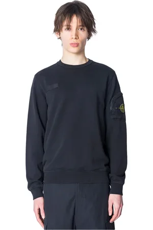 Stone Island Herren, Sweatshirts & Hoodies, Schwarzk, SGröße: