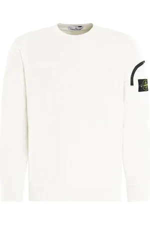 Stone Island Herren, Sweatshirts & Hoodies, Weiß, XLGröße: