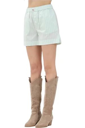 Calvin Klein Damen, Shorts, Grün, XSGröße: