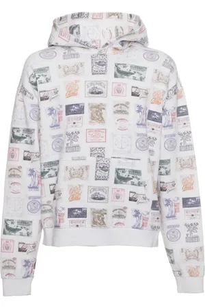 Guess Herren, Sweatshirts & Hoodies, Weiß, LGröße: