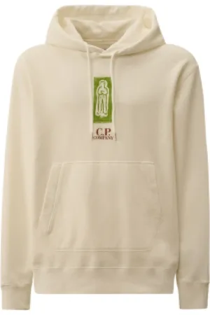 C.P. Company Herren, Sweatshirts & Hoodies, Weiß, SGröße:
