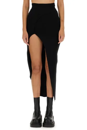 Rick Owens Damen, Röcke, Schwarzk, LGröße: