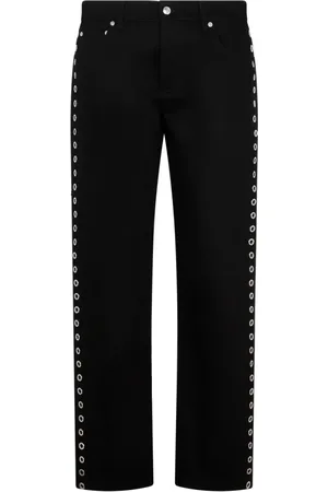 Alexander McQueen Herren, Hosen, Schwarzk, LGröße: