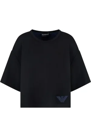 Emporio Armani Damen, Oberteile, Blau, MGröße:
