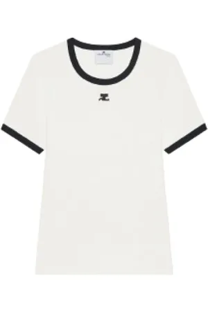 Courrèges Damen, Oberteile, Weiß, MGröße: