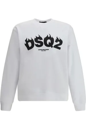 Dsquared2 Herren, Sweatshirts & Hoodies, Weiß, SGröße: