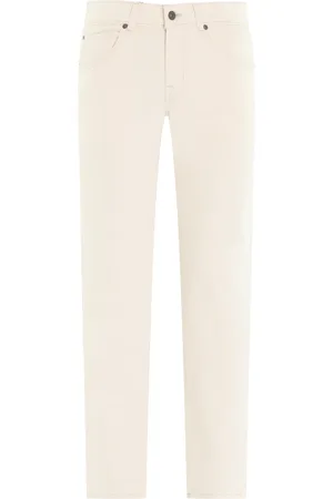 7 for all Mankind Herren, Jeans, Weiß, W33Größe: