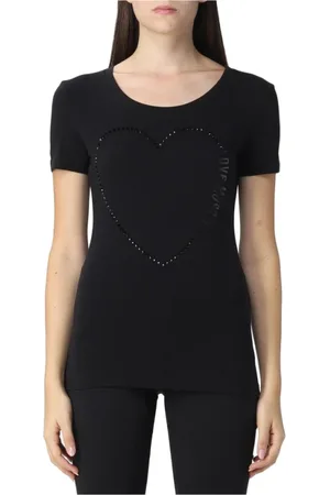 Moschino Damen, Oberteile, Schwarzk, LGröße: