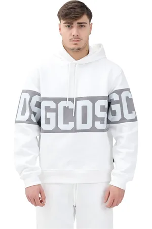 GCDS Herren, Sweatshirts & Hoodies, Weiß, LGröße: