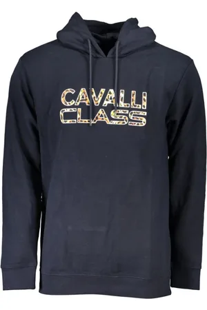 Roberto Cavalli Herren, Sweatshirts & Hoodies, Blau, 3XLGröße: