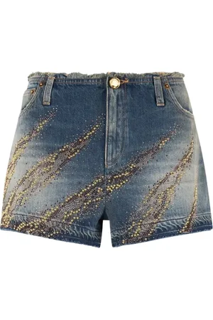 Roberto Cavalli Damen, Shorts, Blau, SGröße: