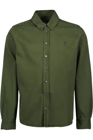 Ami Herren, Shirts, Grün, MGröße: